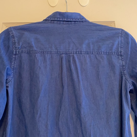 Old Navy sz S chambray/dark denim colored long sleeved dress - Picture 10 of 11